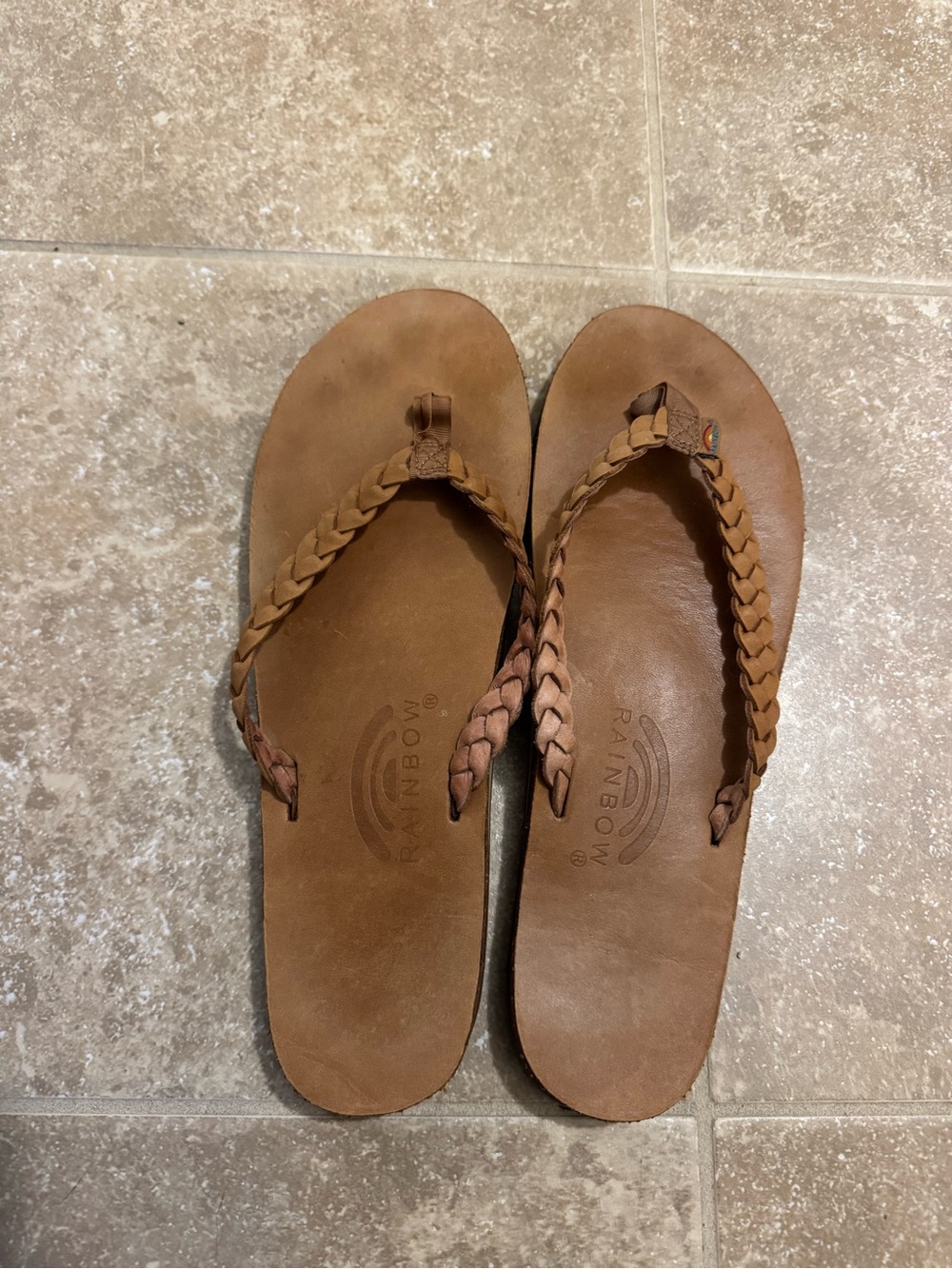 Rainbow Flip Flops - Picture 2 of 3